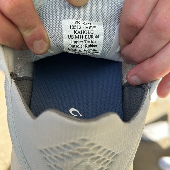 Olukai Kāholo Breathable Athletic Shoes In Vapor Mesh-Sz 11 - Picture 12 of 12